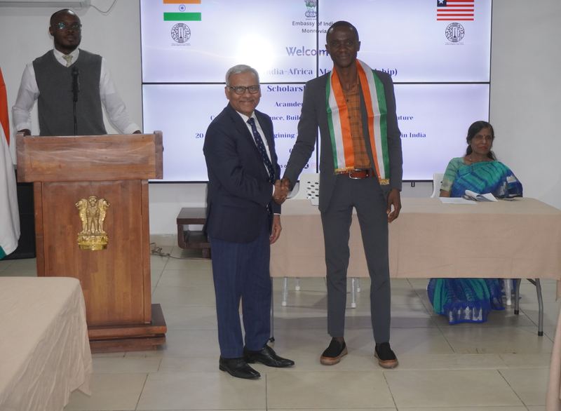 Honouring of 20 Liberian Students Awarded ICCR India–Africa Maitri Scholarships for AY 2026-2027 – 06 July 2026
